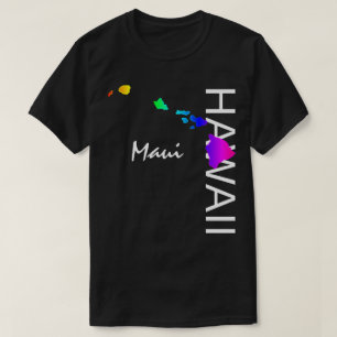 MAUI - HAWAII ISLANDS NEON RAINBOW T-Shirt