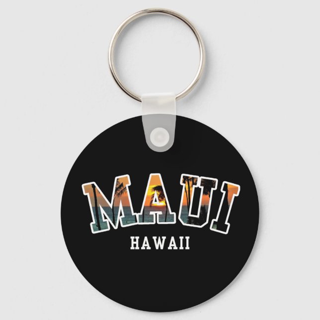 MAUI HAWAII  KEYCHAIN (Front)