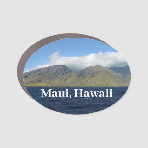 Maui Hawaii Mountains Car Magnet