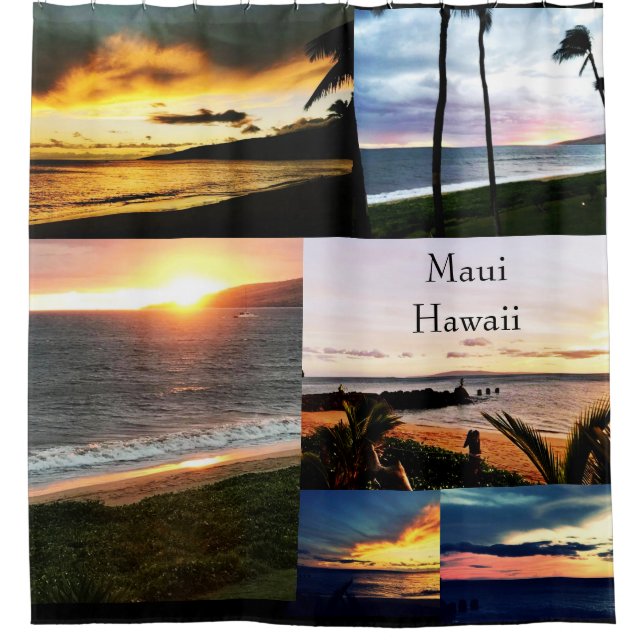 MAUI HAWAII shower curtain (Front)