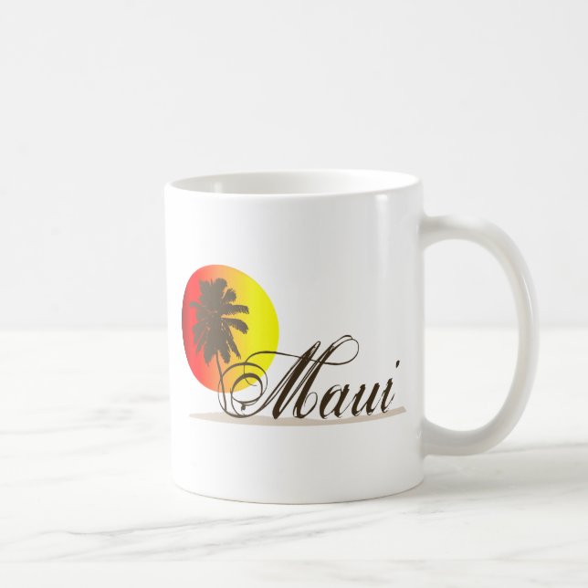 Maui Hawaii Souvenir Coffee Mug (Right)