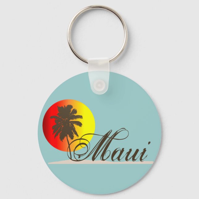Maui Hawaii Souvenir Keychain (Front)