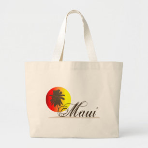 Maui Hawaii Souvenir Large Tote Bag