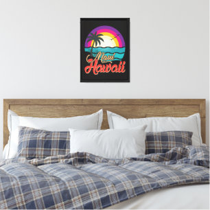 Maui Hawaii Sunset Beach Waves Canvas Print