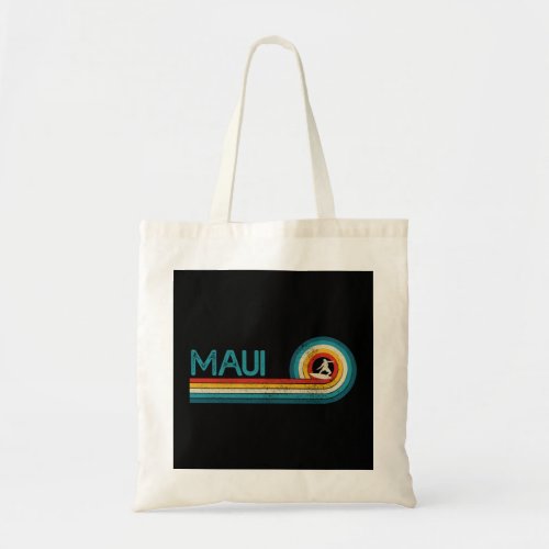 Maui Hawaii Surf Vintage Beach Surfer Surfing Gift Tote Bag
