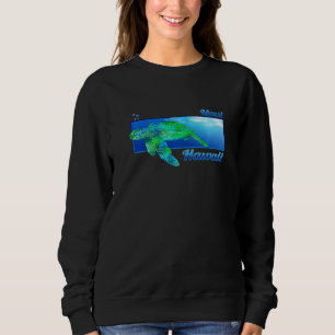 Maui Hawaii Swimming Honu Sweatshirt