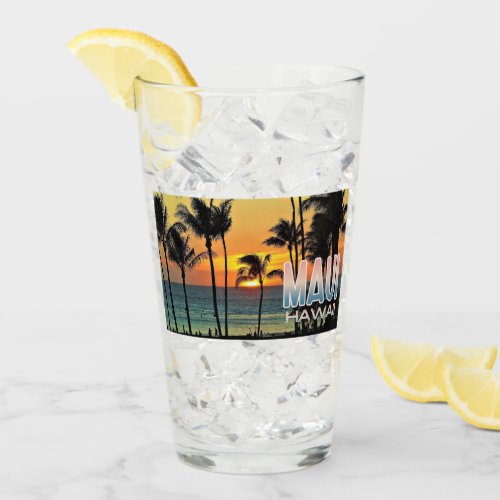 Maui Hawaii Travel  Pint Glass