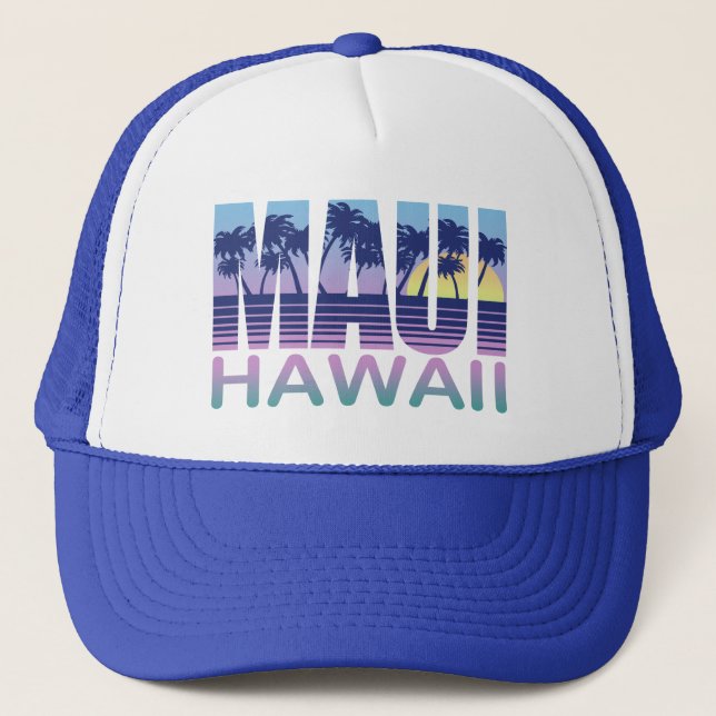 Maui Hawaii Trucker Hat (Front)