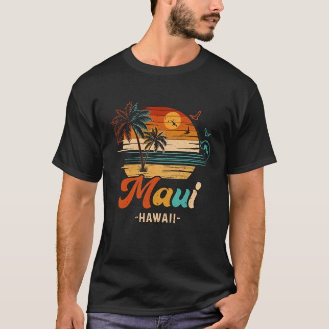 Maui Hawaii Vacation 2024 Matching Family Group Sh T-Shirt (Front)