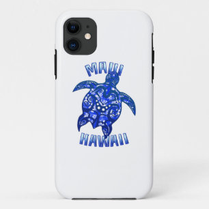 Maui Hawaii Vacation Tribal Turtle iPhone 11 Case