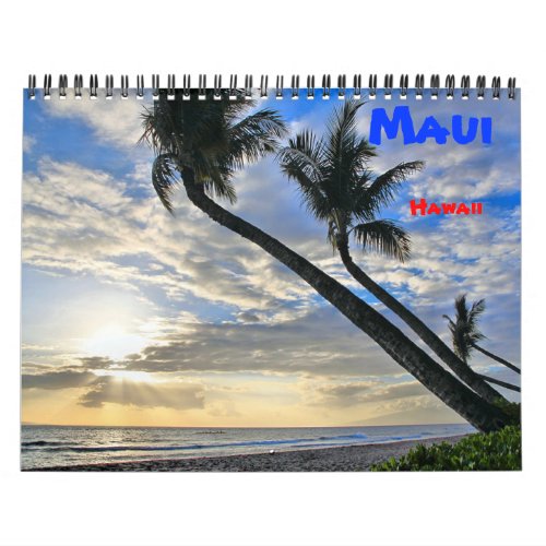 Maui Hawaii wall Calendar