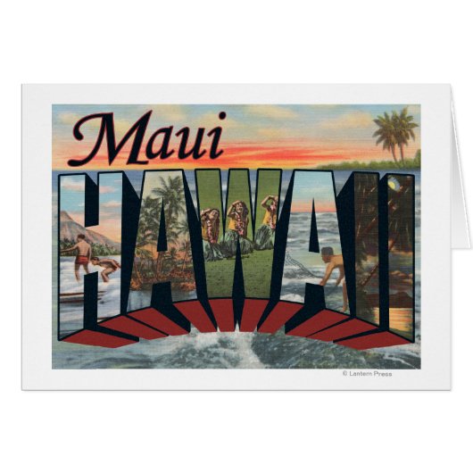 Maui, HawaiiLarge Letter ScenesMaui, HI (Front Horizontal)