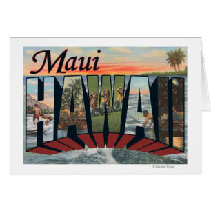 Maui, HawaiiLarge Letter ScenesMaui, HI Cards