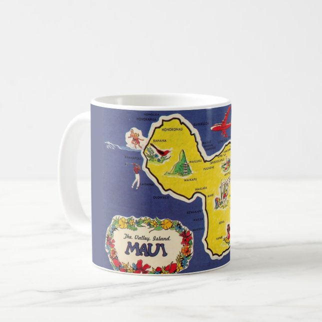 Maui Island Colorful Mug (Front Left)