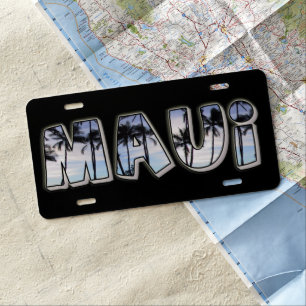 Maui License Plate