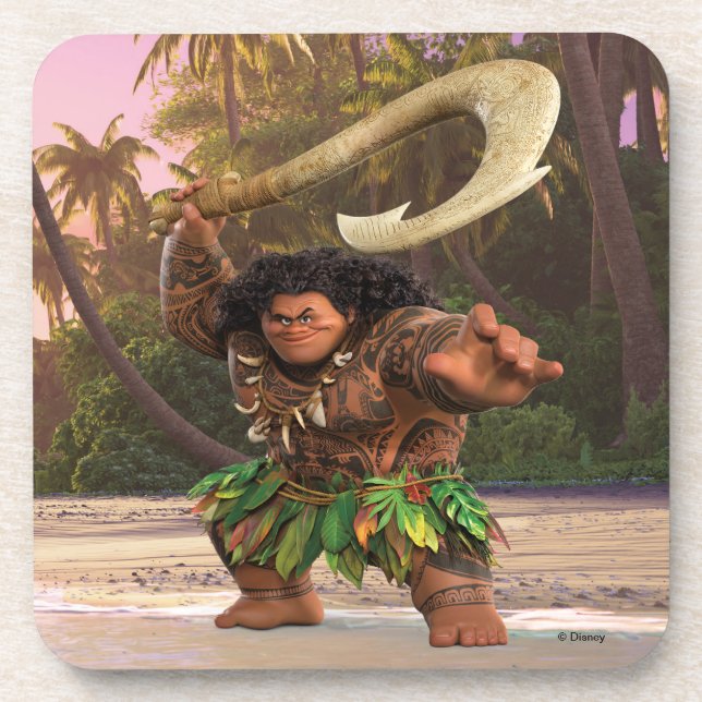 Maui Magical Hook Beverage Coaster (Front)