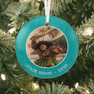 Maui Magical Hook Glass Ornament
