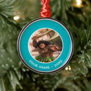 Maui Magical Hook Metal Ornament