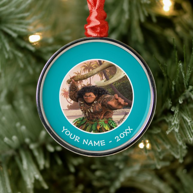 Maui Magical Hook Metal Ornament (Tree)