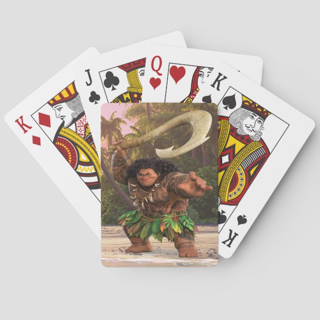 Maui Magical Hook Playing Cards (Back)