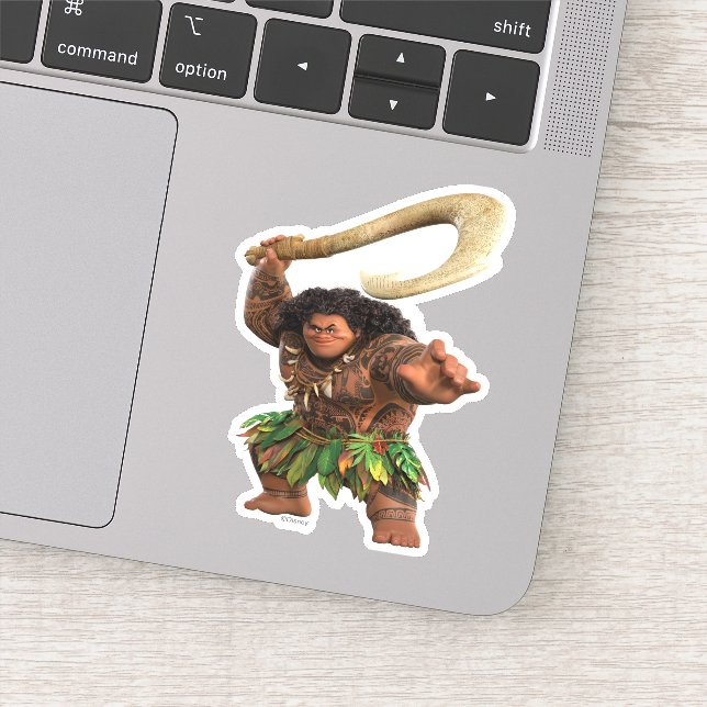 Maui Magical Hook Sticker (Detail)