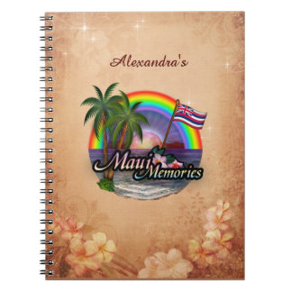 Maui Memories (customizable) Notebook