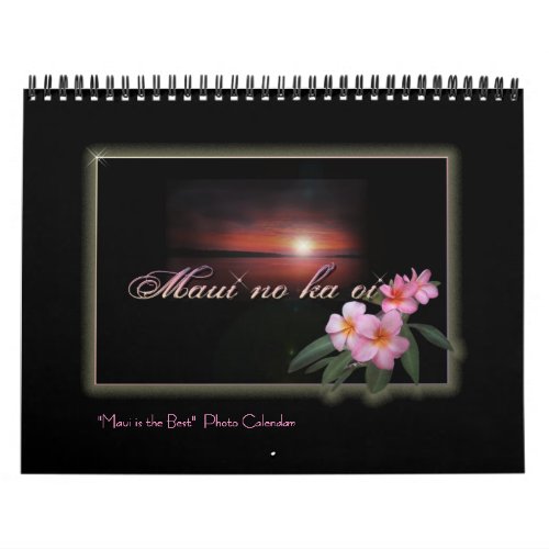 Maui no ka oi calendar