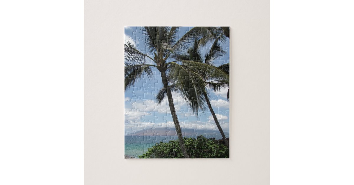 Maui Palm Trees Jigsaw Puzzle | Zazzle