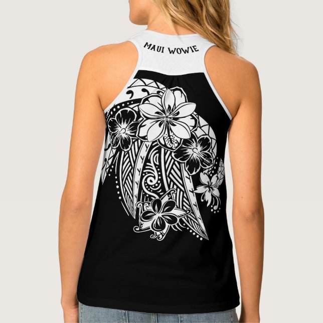 Maui Polynesian Tribal Threads Tank Top (Back)