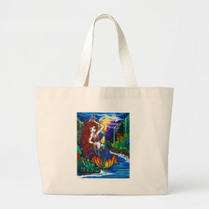 Maui Princess Mermaid Fairy Cockatoo Tote Bag