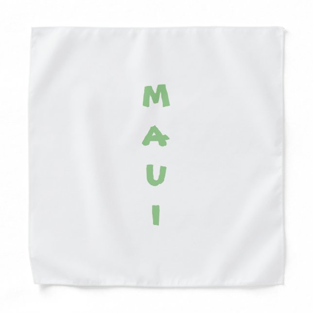 MAUI Sleek Collection Men/Women  Bandana (Front)