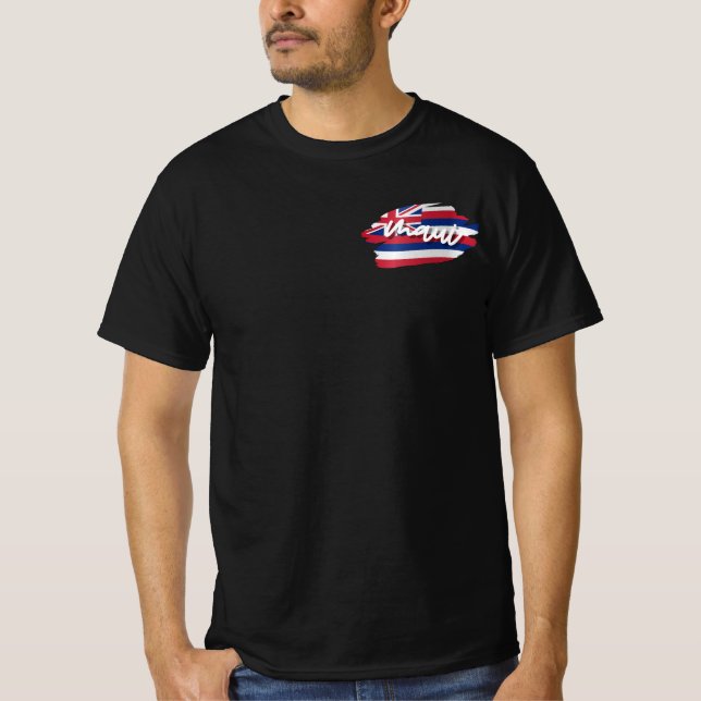 Maui Strong Black Mens T-Shirt (Front)