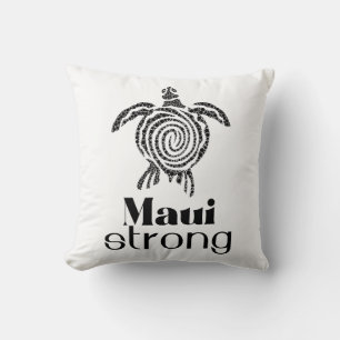 maui strong throw pillow