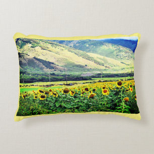 Maui Sunflower Accent Pillow