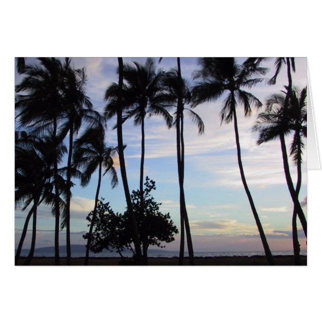 Maui Sunset 1 Cards (Front Horizontal)
