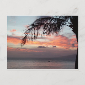 Maui Sunset Postcard