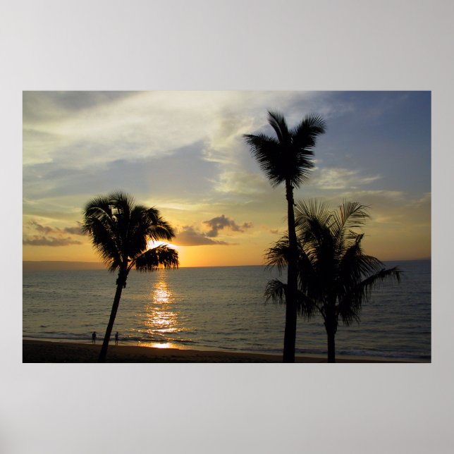 Maui Sunset Poster (Front)