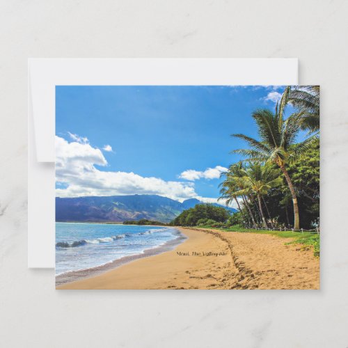 Maui The Valley Isle Hawaii Card