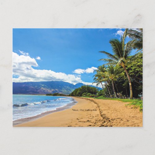 Maui The Valley Isle Hawaii Postcard