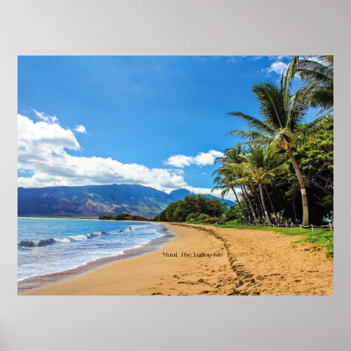Maui The Valley Isle Hawaii Poster
