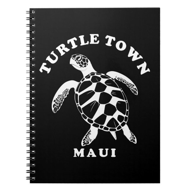 Maui Turtle Town Notebook (Front)