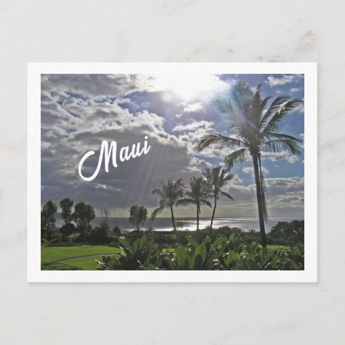 Maui Twilight Postcard