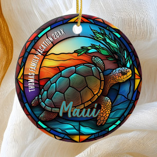 Maui Vacation Souvenir Ceramic Ornament