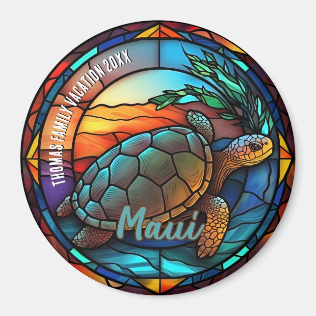 Maui Vacation Souvenir  Magnet (Front)
