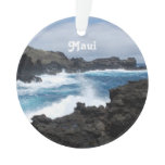 Maui Waves Crashing Ornament