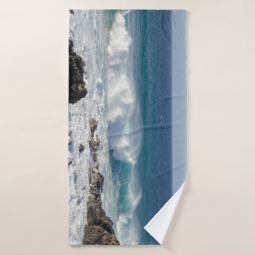 Maui Waves _ Nature Photography  Bath Towel Set