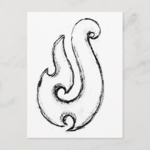 Mauis hook postcard