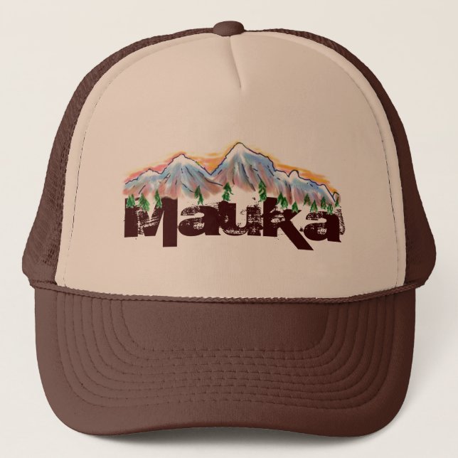 Mauka toward the mountains hawaiian hat (Front)