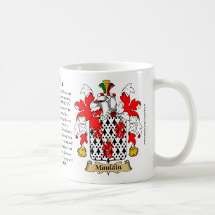 Mauldin, the Origin, the Meaning and the Crest Coffee Mug