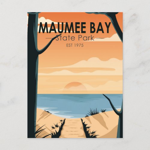 Maumee Bay State Park Ohio Vintage Postcard